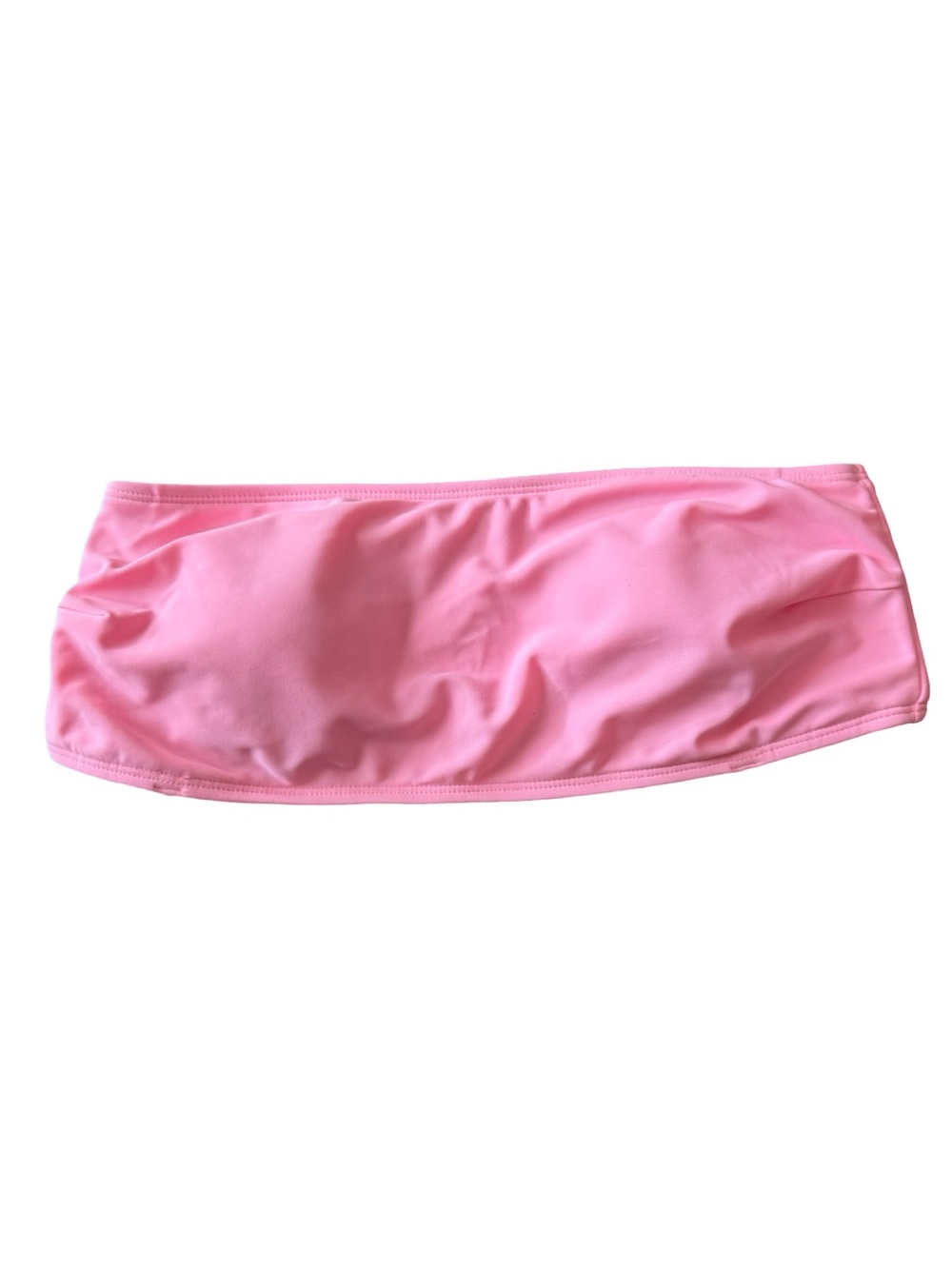 No Boundaries Womens Bandeau Bikini Top Size M Pink Removable Straps NWT